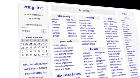 Craigslist list houston. Things To Know About Craigslist list houston. 